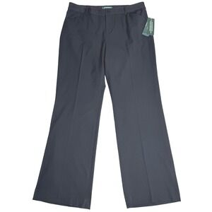 NWT Lauren Ralph Lauren‎ Black Jacie Modern Flare Dress Pants Size 12